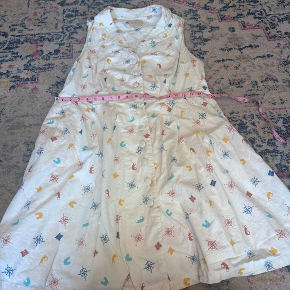 ModCloth 100% Cotton Community Brunch Dress 2XL - Picture 4 of 16